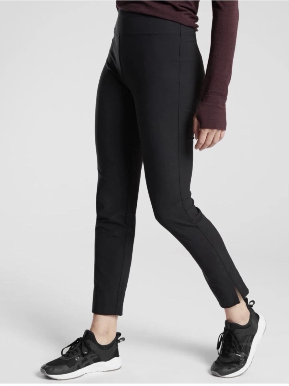 Athleta Wander Slim Ankle Pant Black Size 8